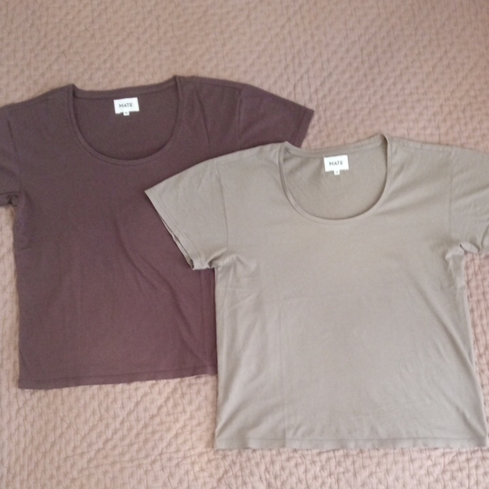 Mate the Label Scoopneck Organic Cotton T-Shirt XS